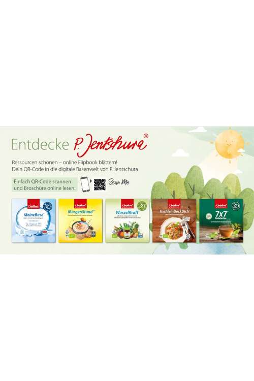 Übersichtskarte mit QR-Codes zu digitalen Produkt-Infos